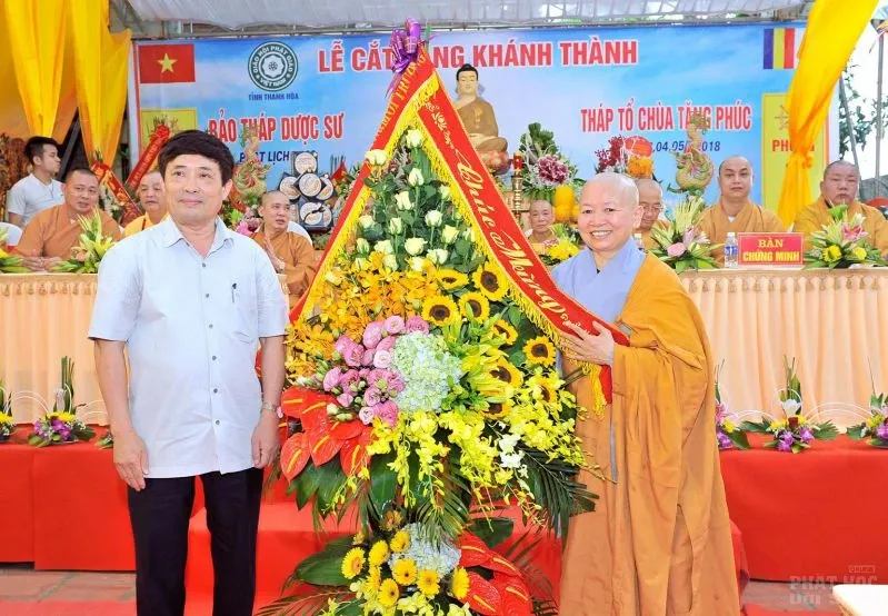 Khánh thành Bảo tháp Dược Sư và Tháp Tổ chùa Tăng Phúc image-1731942890810