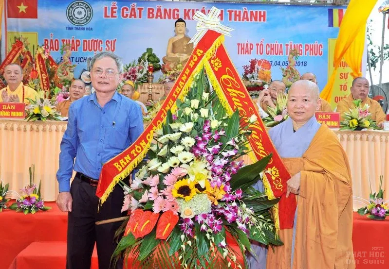 Khánh thành Bảo tháp Dược Sư và Tháp Tổ chùa Tăng Phúc image-1731942891732