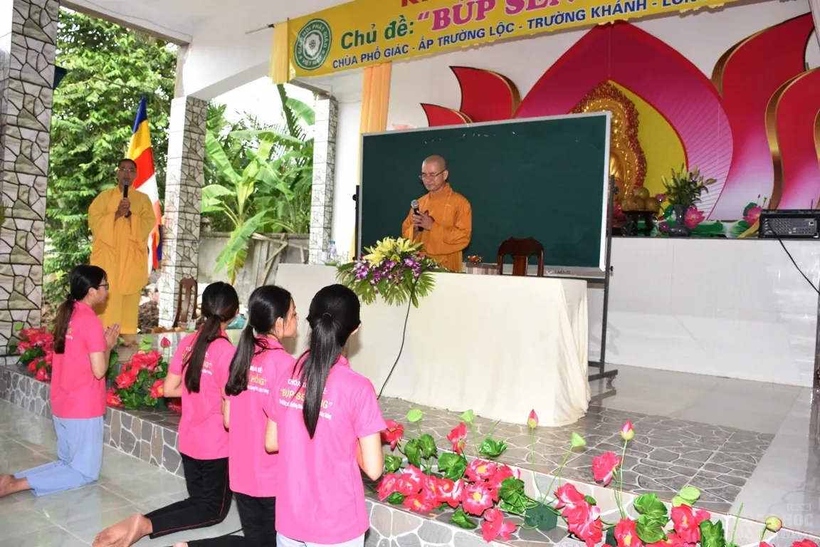 Khoá tu mùa hè 'Búp sen hồng' lần VII chùa Phổ Giác image-1732288388973