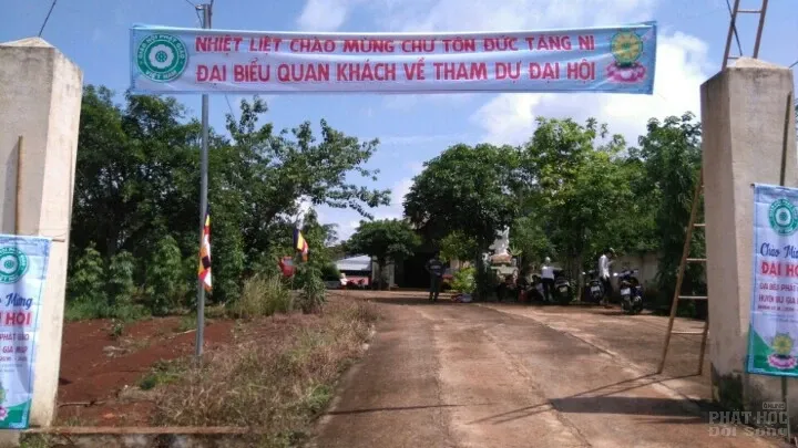 Không khí chuẩn bị đại hội Phật giáo huyện Bù Gia Mập image-1732291105307