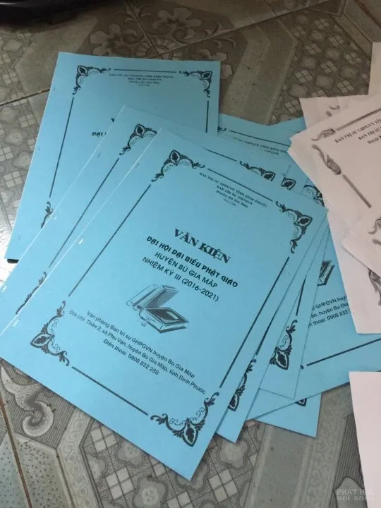 Không khí chuẩn bị đại hội Phật giáo huyện Bù Gia Mập image-1732291106960