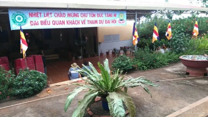 Không khí chuẩn bị đại hội Phật giáo huyện Bù Gia Mập image-1732291111995