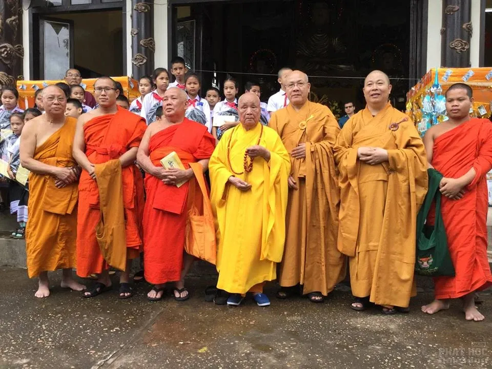 Lào: chùa Bàng Long huý nhật lần thứ 14 HT Thích Trung Quán image-1731935958791