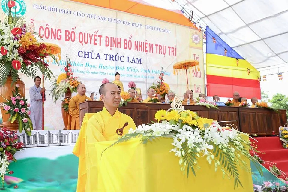 Lễ Bổ nhiệm ĐĐ. Thích Quảng Bình trụ trì Chùa Trúc Lâm 11 Lễ Bổ nhiệm ĐĐ. Thích Quảng Bình trụ trì Chùa Trúc Lâm image-1731946349249