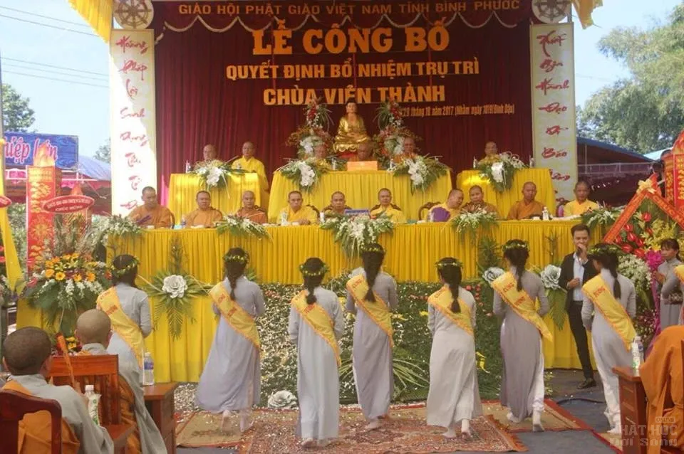 Lễ Bổ nhiệm Sư cô Thích Nữ Bảo Hoa làm trụ trì chùa Viên Thành image-1731941751311
