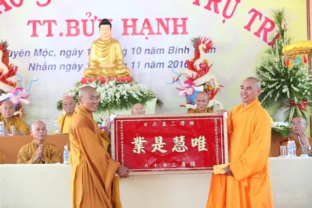 Thích Huệ Giảc Lễ Bổ nhiệm trụ trì Thiền Thất Bửu Hạnh (chùa Cây Đa) image-1731932938131