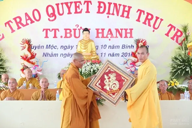Thích Quảng Kính Lễ Bổ nhiệm trụ trì Thiền Thất Bửu Hạnh (chùa Cây Đa) image-1731932939741