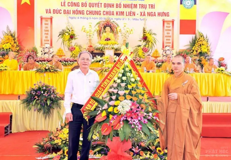 Lễ Bổ nhiệm Trụ trì và đúc chuông chùa Kim Liên image-1731943766485