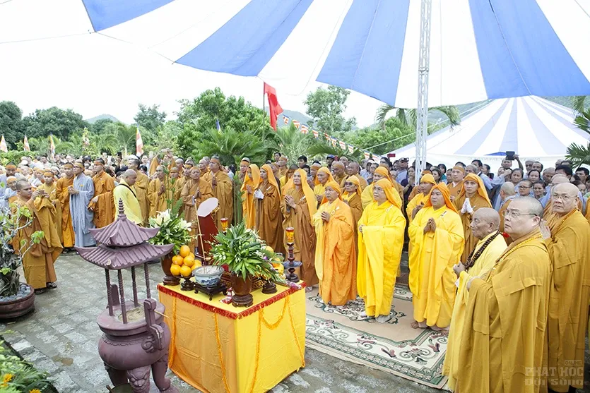 Lễ cung tống kim quan cố HT Thích Trí Tâm nhập Bảo tháp Huệ Minh image-1731939980861