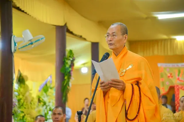 Lễ cung tống kim quan nhập bảo tháp cố HT Thích Trung Hậu image-1731945381080