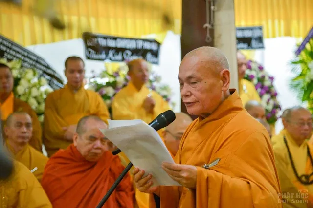 Lễ cung tống kim quan nhập bảo tháp cố HT Thích Trung Hậu image-1731945384163