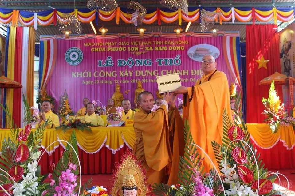 Lễ Động thổ khởi công xây dựng Chùa Phước Sơn Cư Jut image-1732286995529