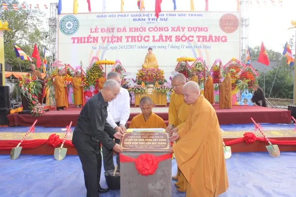 Lễ khởi công xây dựng Thiền viện Trúc Lâm Sóc Trăng image-1731943247116