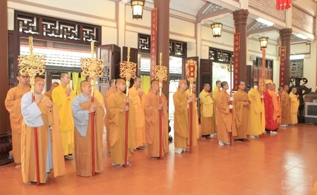 Lễ thỉnh giác linh HT Thích Trí Tâm tham Phật - Yết Tổ image-1732287455855