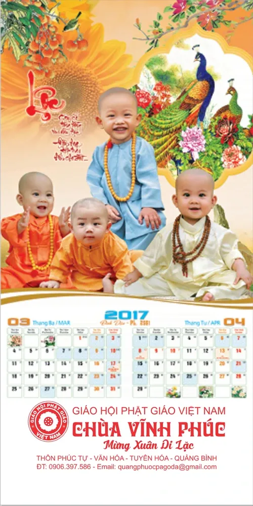 Lịch treo tường Phật giáo 2017 image-1731930807446