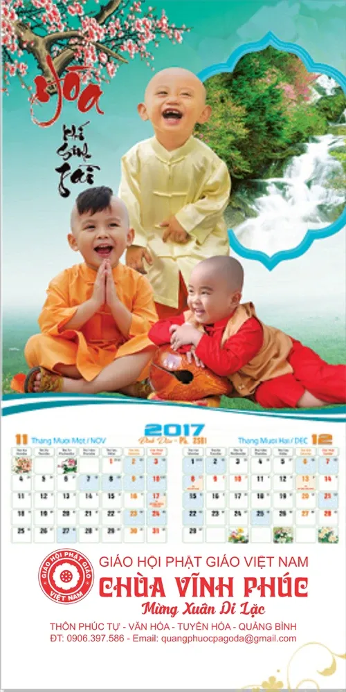 Lịch treo tường Phật giáo 2017 image-1731930808251