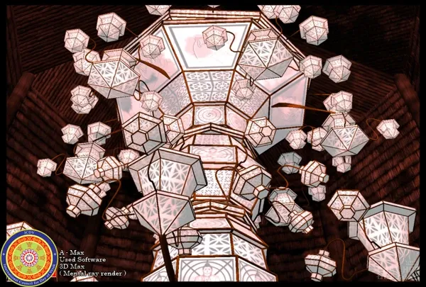 Lồng đèn Phật giáo image-1732290578225