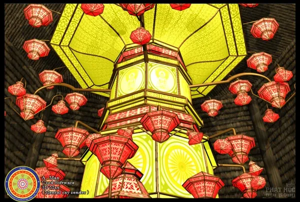 Lồng đèn Phật giáo image-1732290580118
