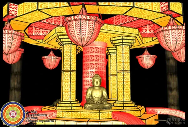 Lồng đèn Phật giáo image-1732290581250