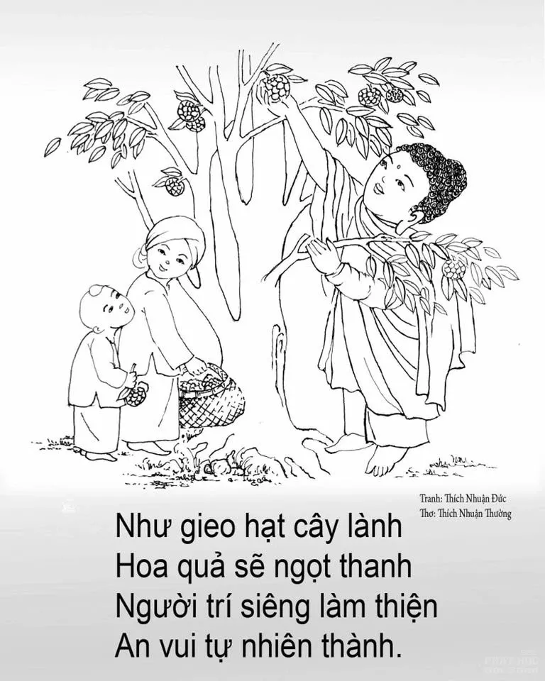 Mùa Vu Lan - Tranh Đức Phật với tuổi thơ image-1732289781379