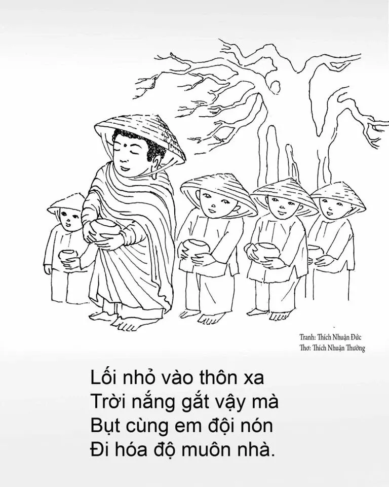 Mùa Vu Lan - Tranh Đức Phật với tuổi thơ image-1732289783090