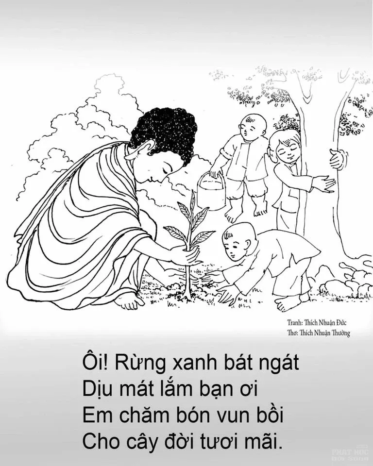 Mùa Vu Lan - Tranh Đức Phật với tuổi thơ image-1732289783909