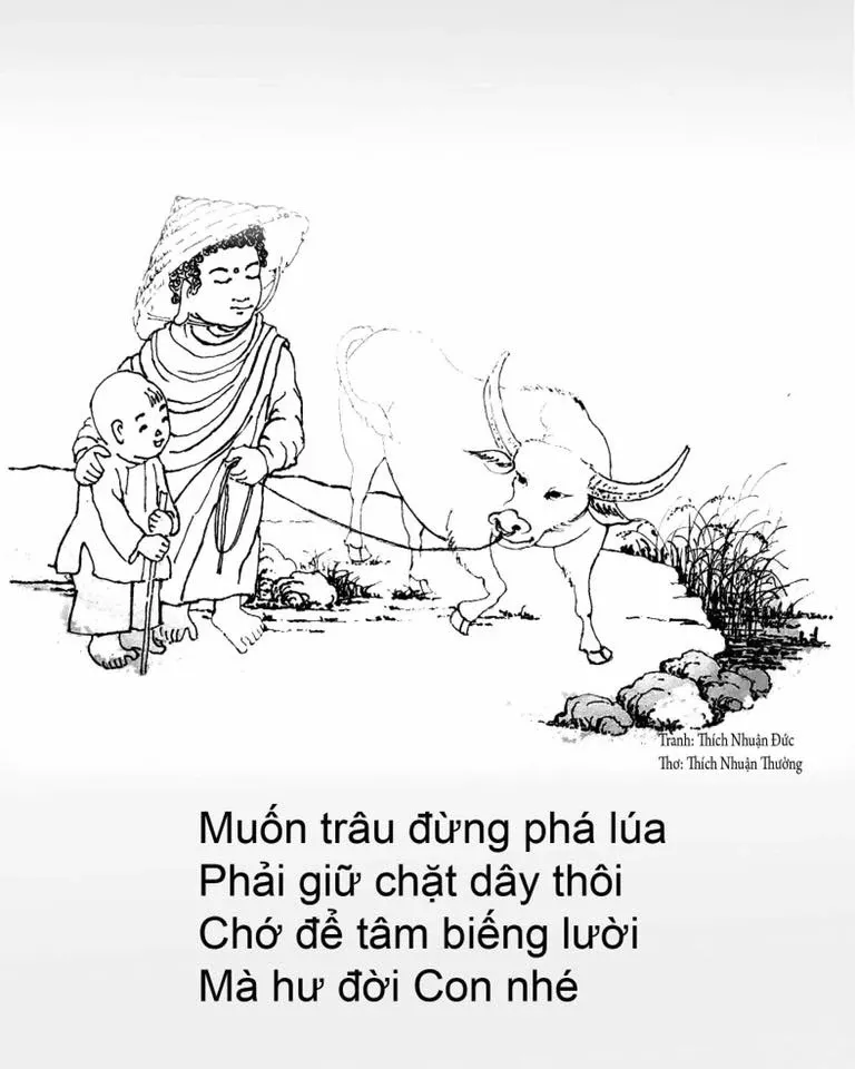 Mùa Vu Lan - Tranh Đức Phật với tuổi thơ image-1732289787438