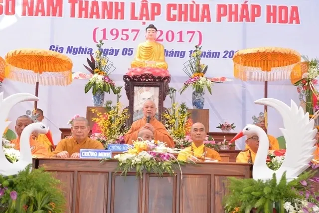 Mừng kỷ niệm 60 năm thành lập Chùa Pháp Hoa - Đăk Nông image-1731940731817