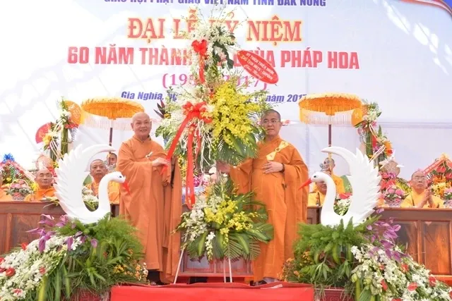 Mừng kỷ niệm 60 năm thành lập Chùa Pháp Hoa - Đăk Nông image-1731940732657