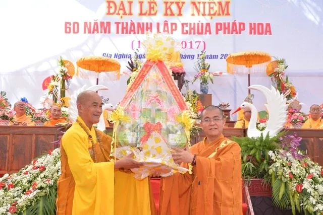 Mừng kỷ niệm 60 năm thành lập Chùa Pháp Hoa - Đăk Nông image-1731940735571