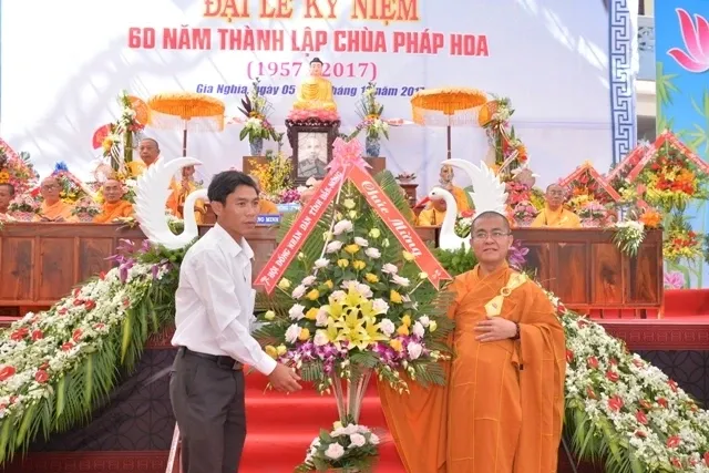 Mừng kỷ niệm 60 năm thành lập Chùa Pháp Hoa - Đăk Nông image-1731940736960