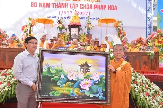 Mừng kỷ niệm 60 năm thành lập Chùa Pháp Hoa - Đăk Nông image-1731940737725