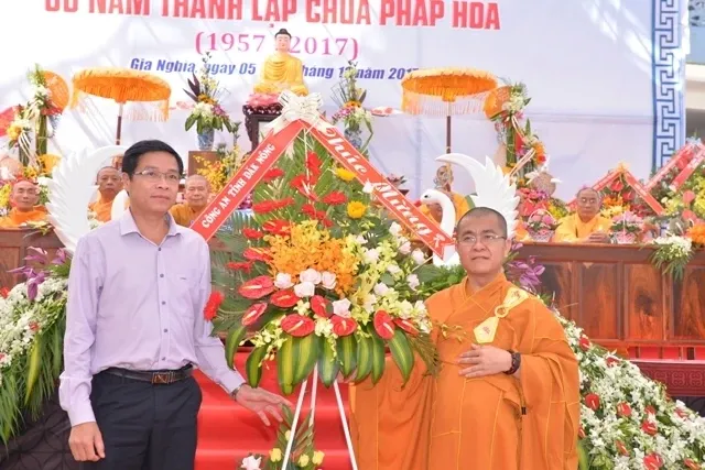 Mừng kỷ niệm 60 năm thành lập Chùa Pháp Hoa - Đăk Nông image-1731940739977