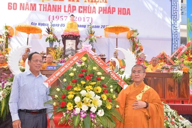 Mừng kỷ niệm 60 năm thành lập Chùa Pháp Hoa - Đăk Nông image-1731940740690