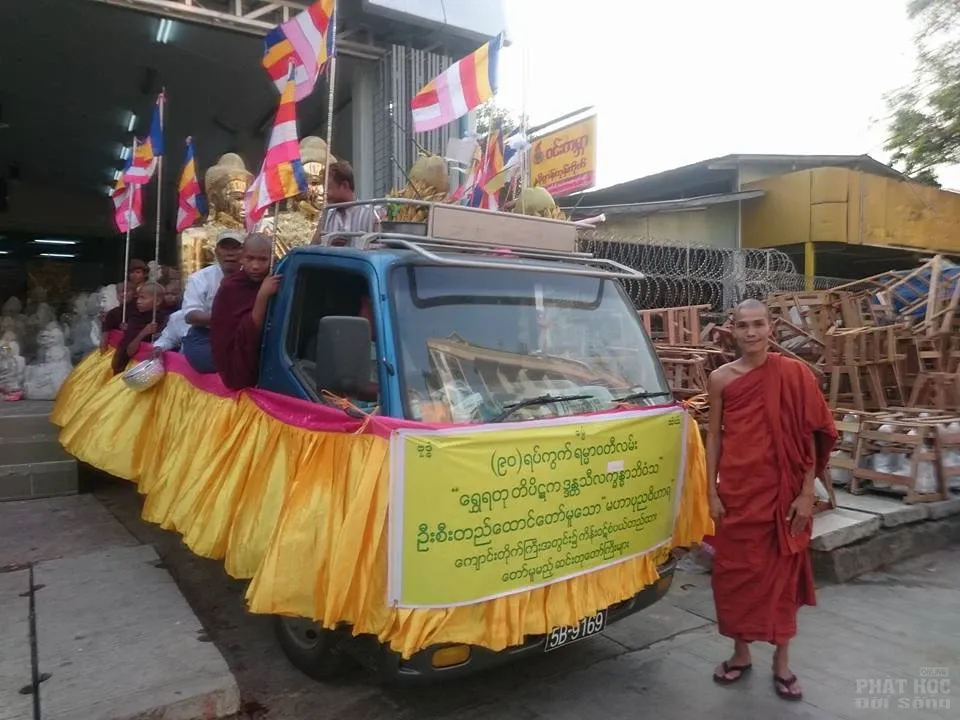 Myanmar: Lễ thỉnh tôn tượng Phật về Chùa Đại Phước image-1731727032723