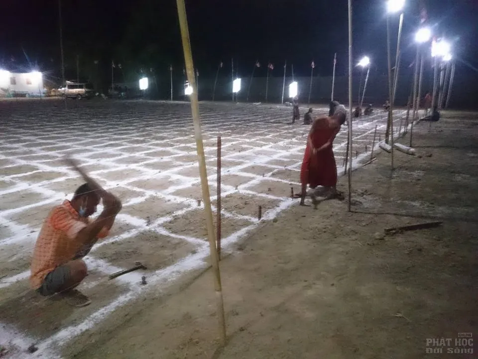 Myanmar: Video chùa Đại Phước chuẩn bị Lễ kết giới Sìma image-1731745956493