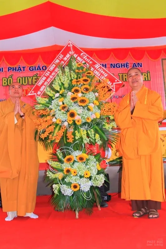 Nghệ An: Lễ bổ nhiệm ĐĐ. Thích Quảng Hội trụ trì chùa Long Hoa image-1731942201646
