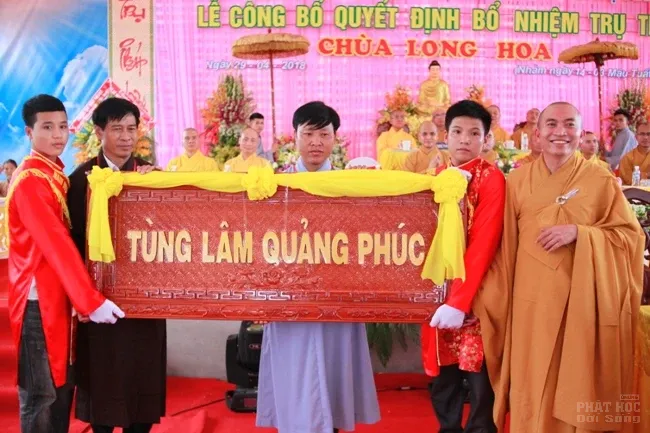 Nghệ An: Lễ bổ nhiệm ĐĐ. Thích Quảng Hội trụ trì chùa Long Hoa image-1731942229916
