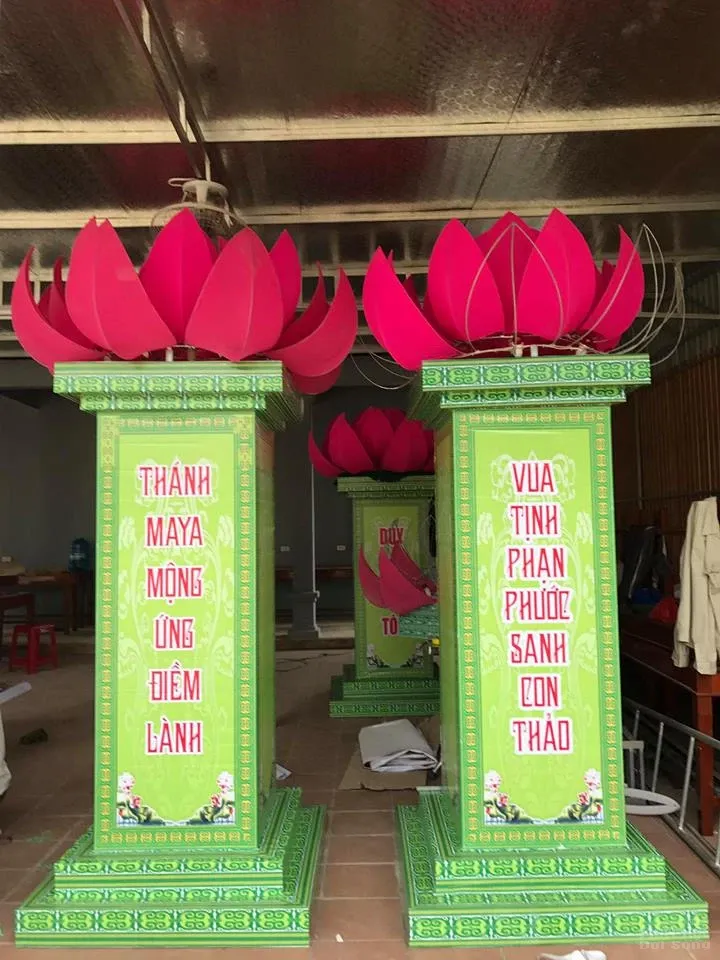 Nghệ An: Lễ đài Phật đản huyện Quỳnh Lưu tổ chức tại Chùa Lam Sơn image-1731934861914