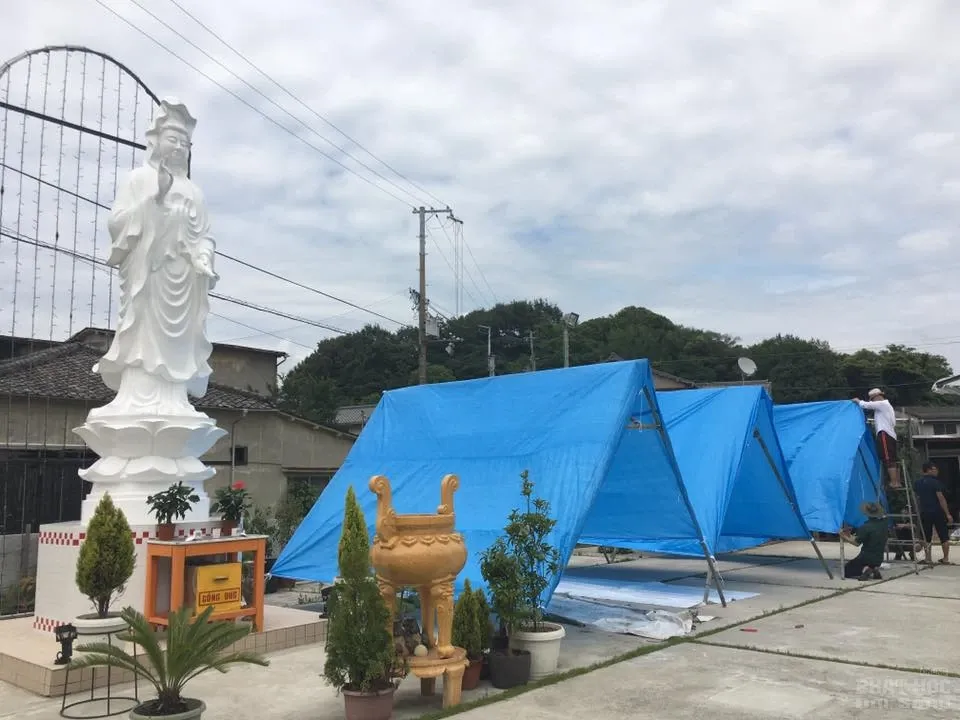 Nhật Bản: Không khí chuẩn bị khóa tu chùa Đại Nam Himeji image-1731921617683