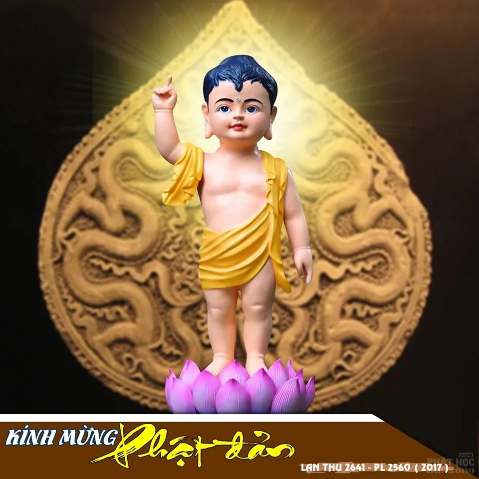 Nhiều mẫu tượng Đản sanh xuất hiện tại Việt Nam image-1731935594867