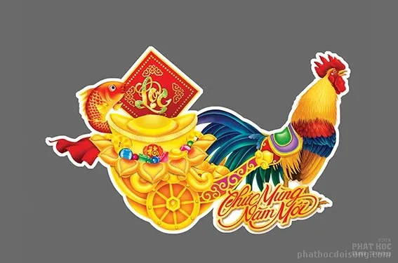 Những chú gà ngày xuân Đinh dậu 2017 image-1731932977280