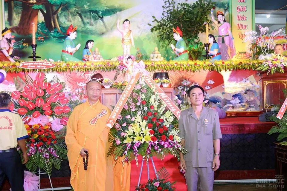 Phật giáo Đắk Nông trọng thể đón mừng Đại Lễ Phật Đản PL.2562 image-1731943705291