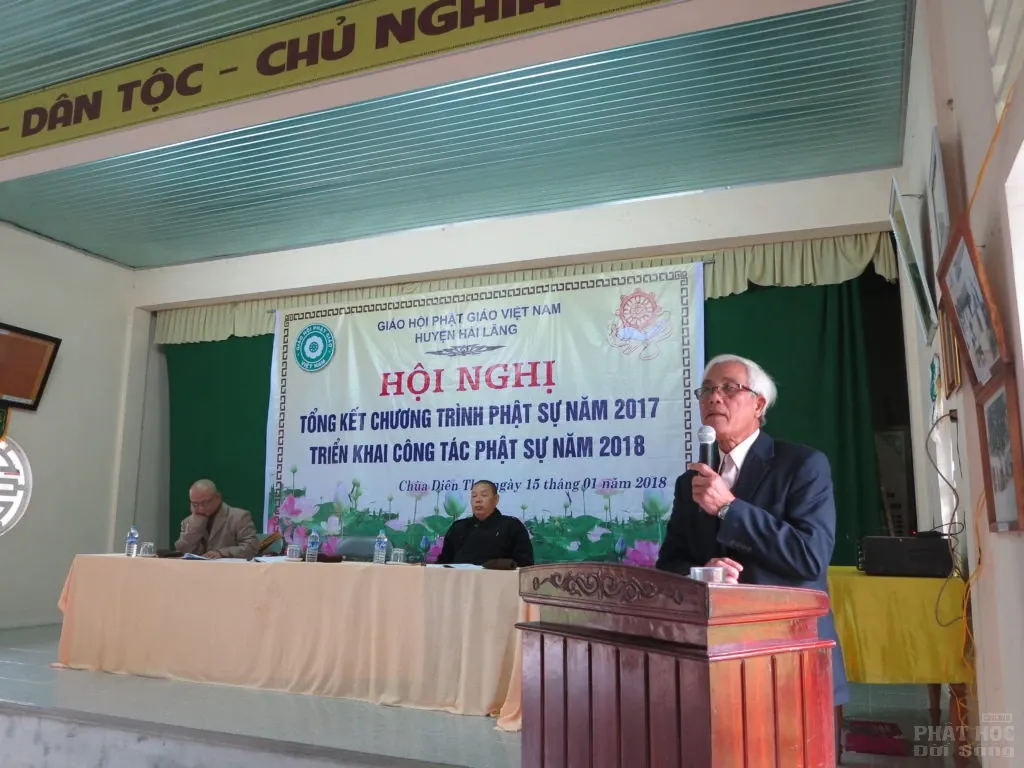 Phật giáo Hải Lăng tổng kết công tác Phật sự năm 2017 image-1731944495018