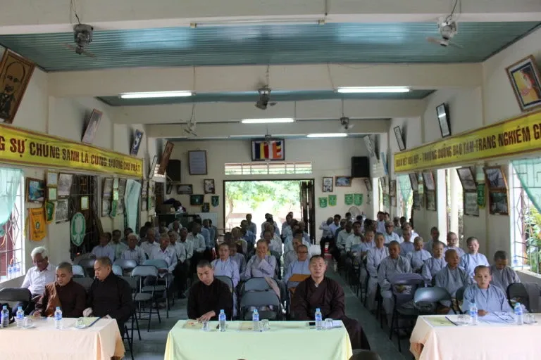 Phật giáo huyện Hải Lăng hội nghị sơ kết Phật sự 6 tháng đầu năm 2018 image-1731945172063