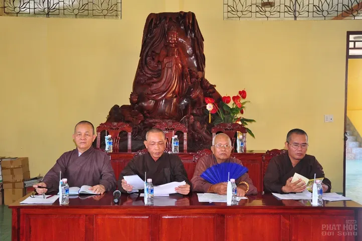 Phật giáo Long An họp triển khai công tác tổ chức Đại lễ Phật Đản PL 2561, Đại hội Đại biểu Phật giáo nhiệm kỳ IX image-1731936431610