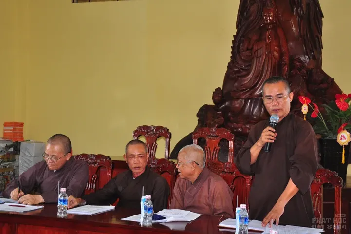 Phật giáo Long An họp triển khai công tác tổ chức Đại lễ Phật Đản PL 2561, Đại hội Đại biểu Phật giáo nhiệm kỳ IX image-1731936438514