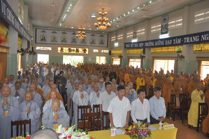 Phật giáo Tiền Giang khai giảng Khóa Bồi dưỡng nghiệp vụ Trụ trì năm 2018 image-1731943993989