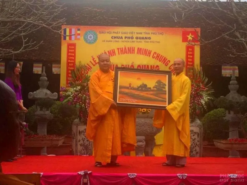 Phú Thọ: Khánh Thành gác chuông chùa Phổ Quang image-1731942150009