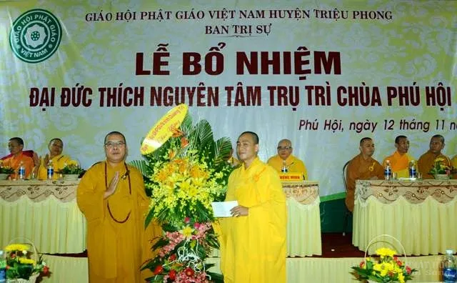 Quảng Trị: Bổ nhiệm ĐĐ Thích Nguyên Tâm trụ trì chùa Phú Hội Quảng Trị: Bổ nhiệm ĐĐ Thích Nguyên Tâm trụ trì chùa Phú Hội image-1731938326808